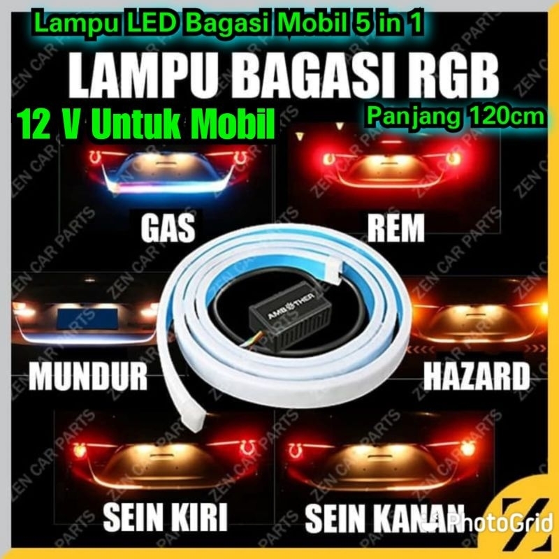 lampu led bagasi belakang mobil Lampu bagasi mobil LED Stop rem sign Mundur