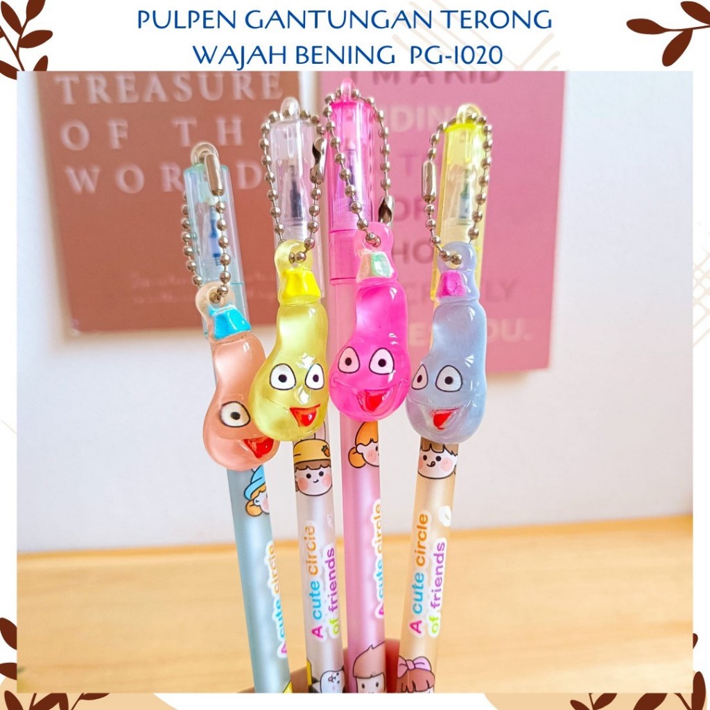 

PULPEN GANTUNGAN TERONG WAJAH BENING TRANSPARANT PG-1020 EGGPLANT PEN PENA BOLPEN BOLPOIN ANAK LUCU ALAT TULIS KANTOR SEKOLAH MURAH TERMURAH