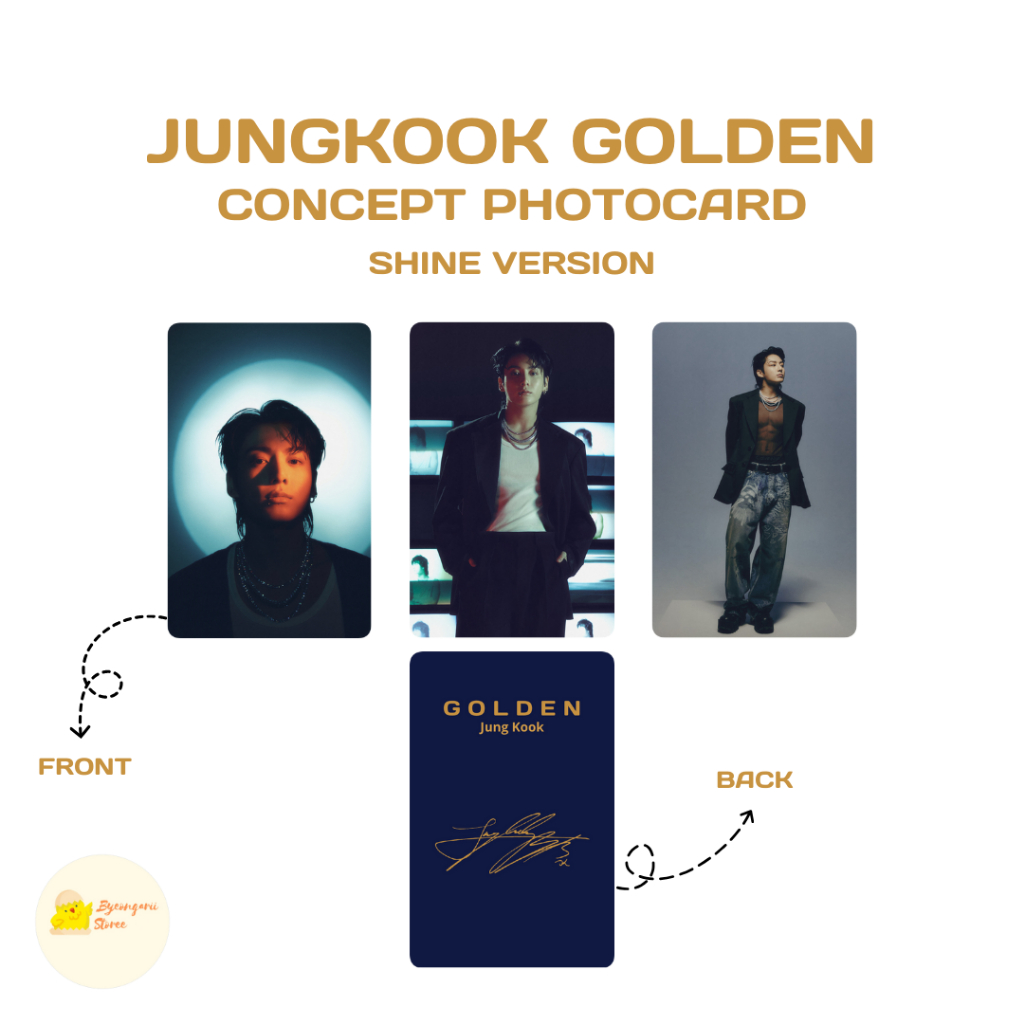 JUNGKOOK GOLDEN PHOTOCARD SET