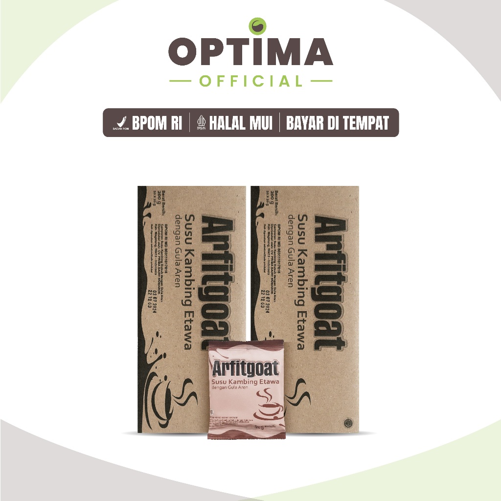 

Paket 2 Box ARFITGOAT Susu Kambing Etawa dengan Gula Aren BPOM