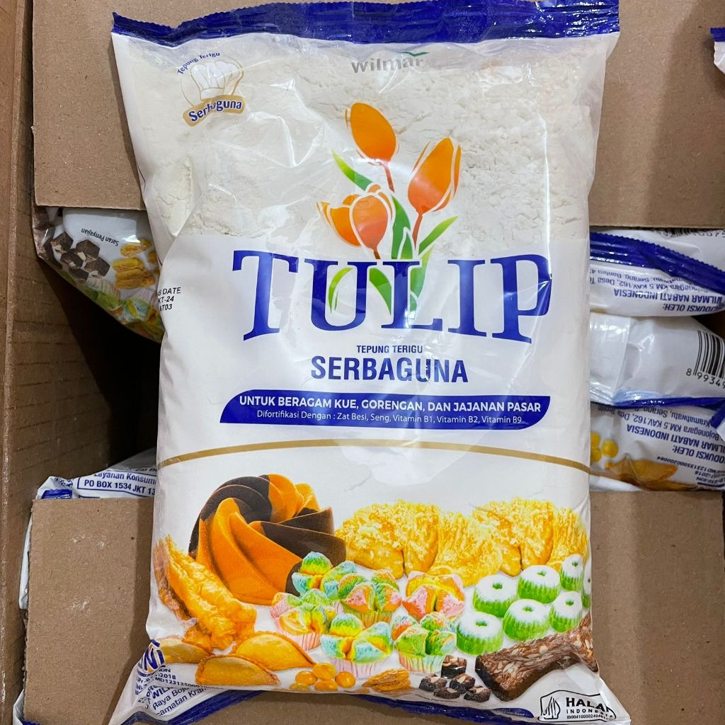 

Tulip Tepung Terigu 1kg 10 pcs/krt