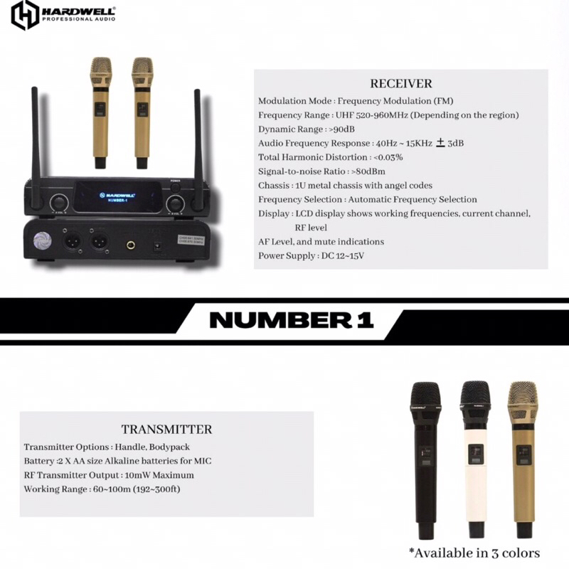 Mic wireless hardwell number 1