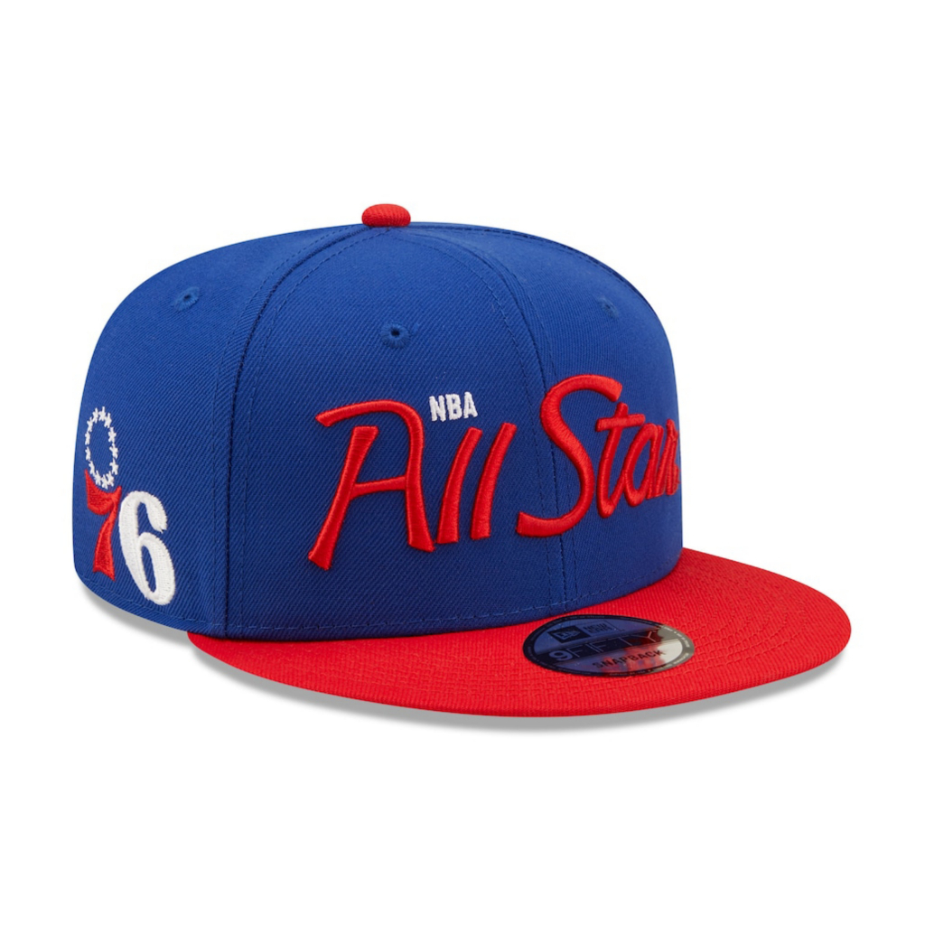 Topi New Era Cap Philadelphia 76ers All Star Game 9Fifty Snapback Original