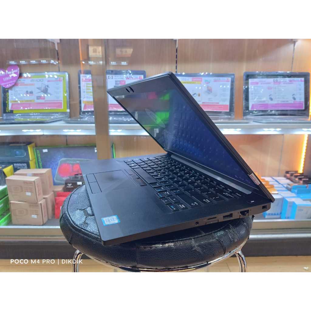 Laptop Murah Dell Latitude 14 7490 Intel Core i5 8350U 16GB 512GB Ssd FHD Windows 10 Pro Black