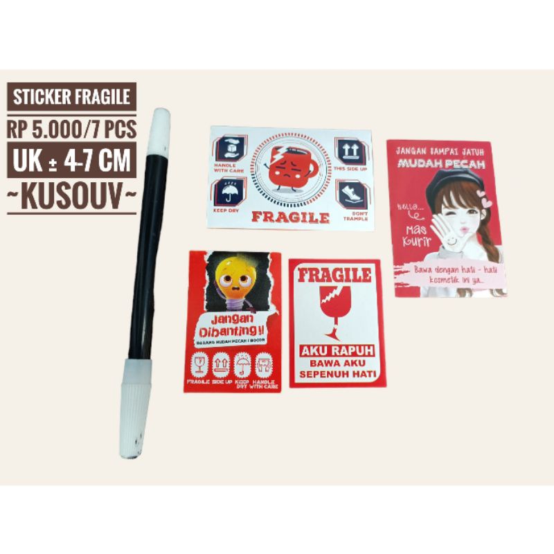 

Sticker Fragile/Sticker Jangan Dibanting/Sticker Pecah Belah