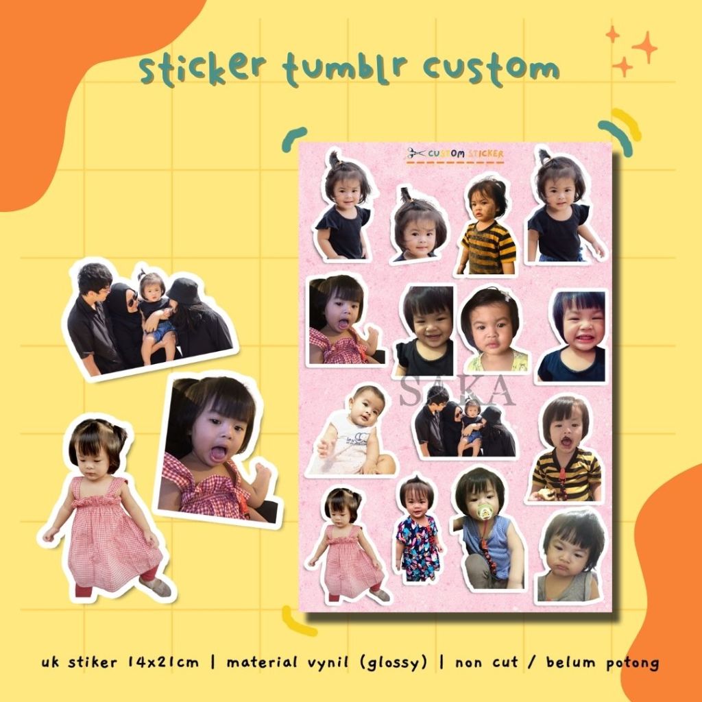 

STICKER TUMBLR AESTHETIC CUSTOM WAJAH MURAH / STICKER CUSTOM IDOL