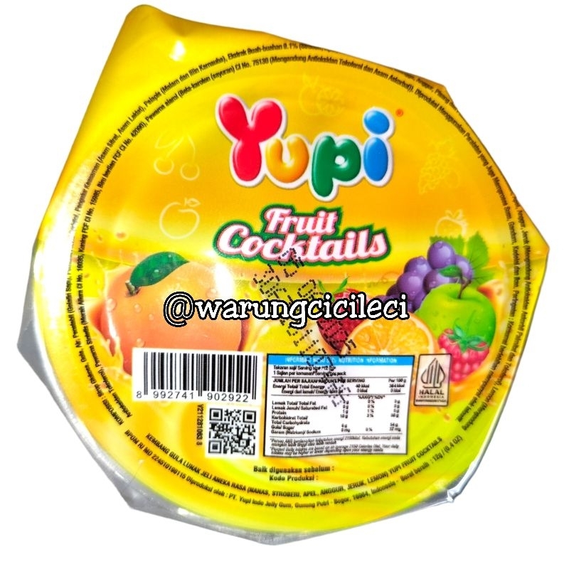 

YUPI FRUIT COCKTAILS 12g