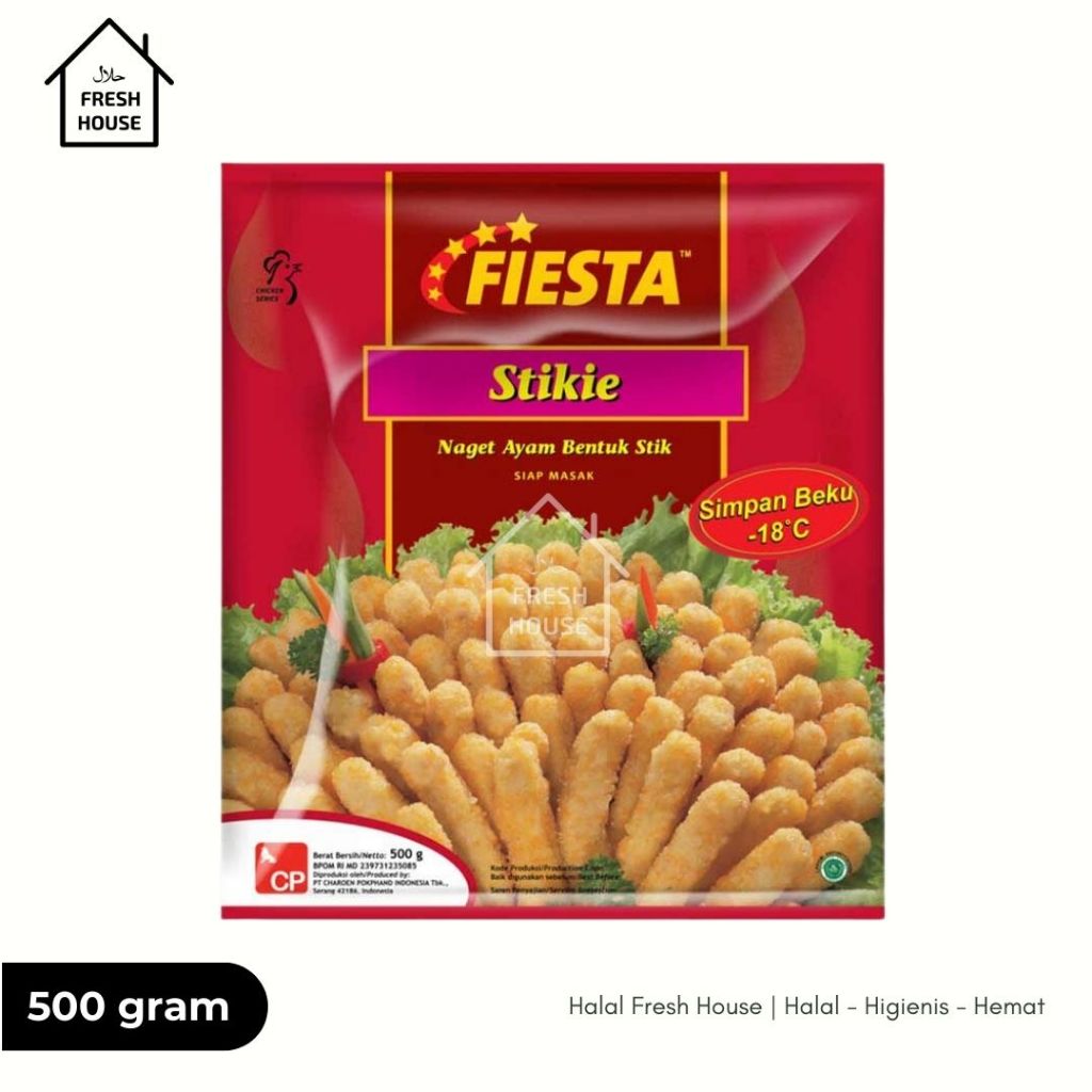 

Fiesta Stikie , Nugget Ayam 500G