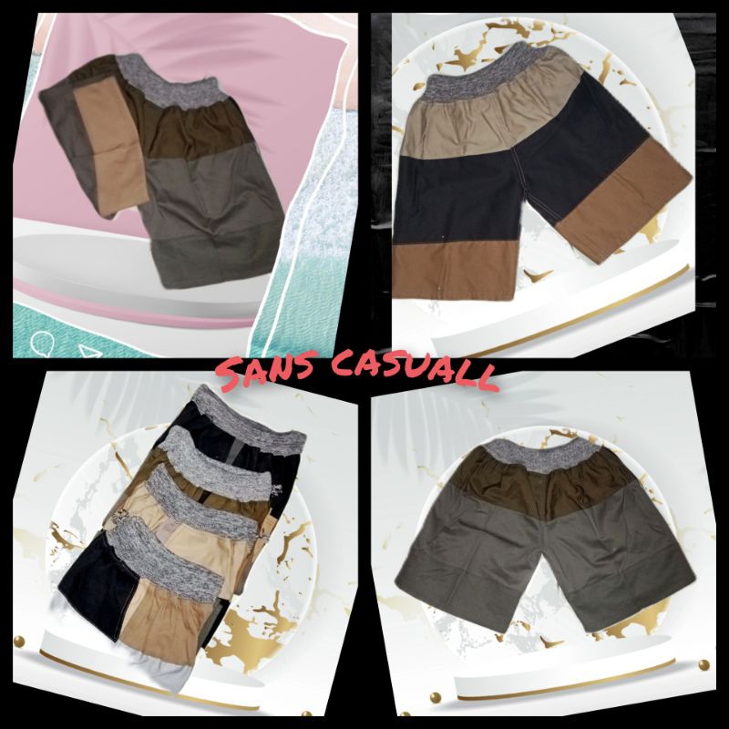 CELANA PENDEK CHINOS ANAK MOTIF