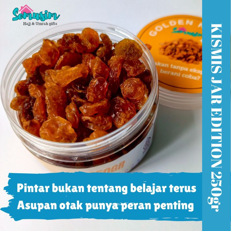 

Kismis Golden, Anggur Kering, Cemilan manis asem, cemilan sehat ala Rasulullah