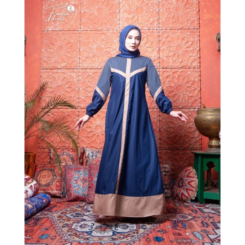 FAZIA dress by ZALIFA,gamis terbaru zalifa model terbaru 2023, dress cantik brand
