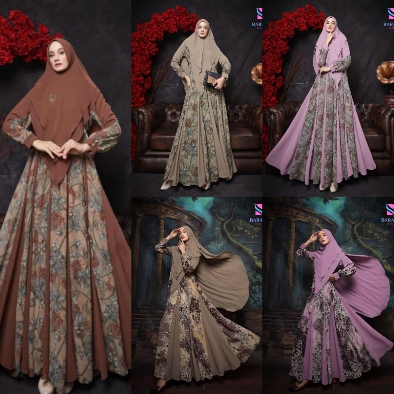 BARAYA SYARI PECAH 8 SERIES GAMIS SYARI ORIGINAL BRAND BARAYA SYARI