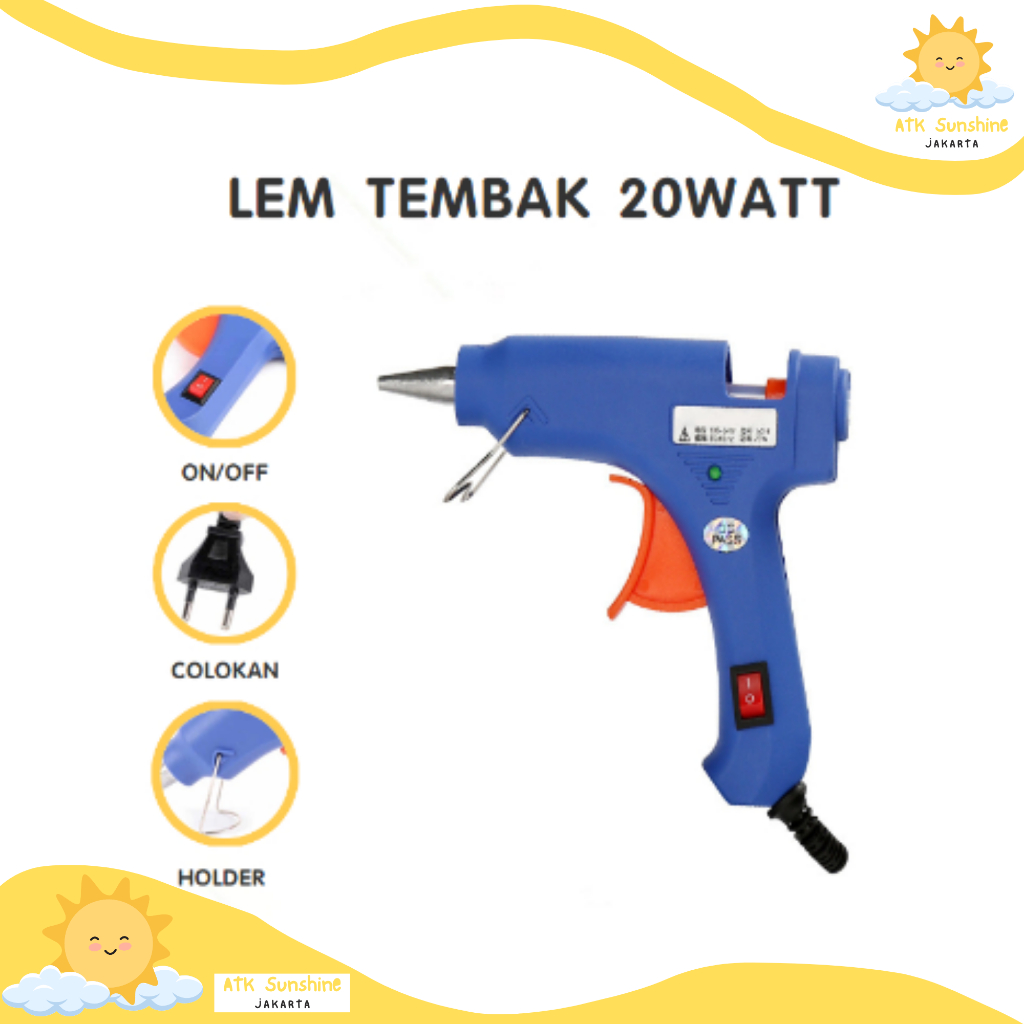 

LEM TEMBAK / HOT MELT GLUE GUN ON OFF