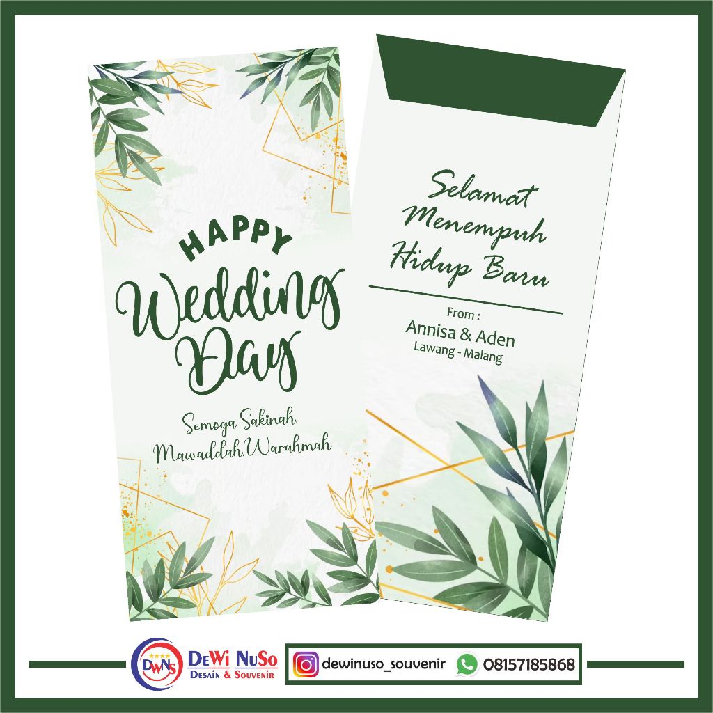 

Amplop Wedding | Amplop Nikahan | Amplop Kondangan