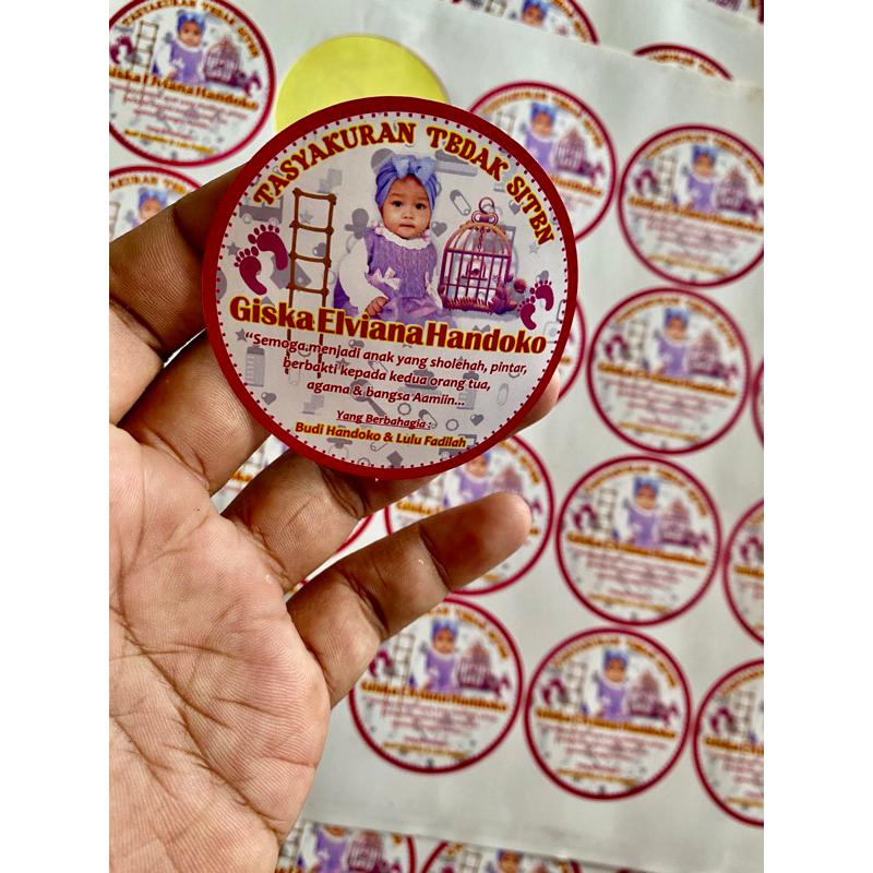 

STICKER CHROMO GLOSS/LATE + KISSCUT (Potong Sesuai Pola Desain)