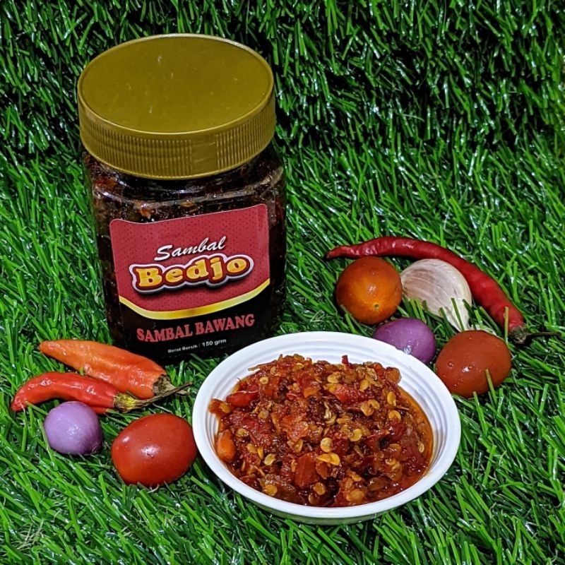 

sambal bawang pedas mantap tanpa pengawet sambal bedjo 150 gr