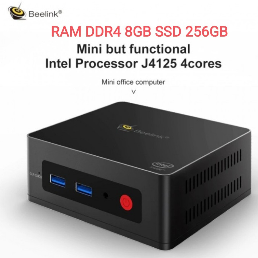 Beelink GK Mini PC GKmini 8/256GB J4125 MiniPC Intel Gemini Windows 10