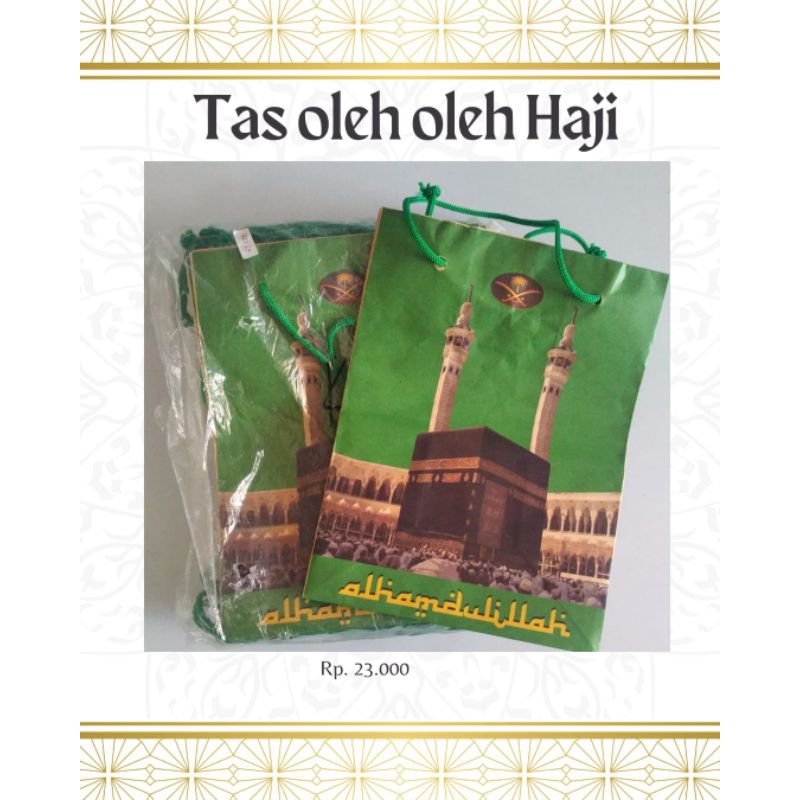

TAS PAPER BAG KERTAS OLEH-OLEH HAJI