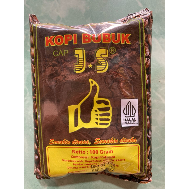 

Kopi JS Asli Lampung 100gr