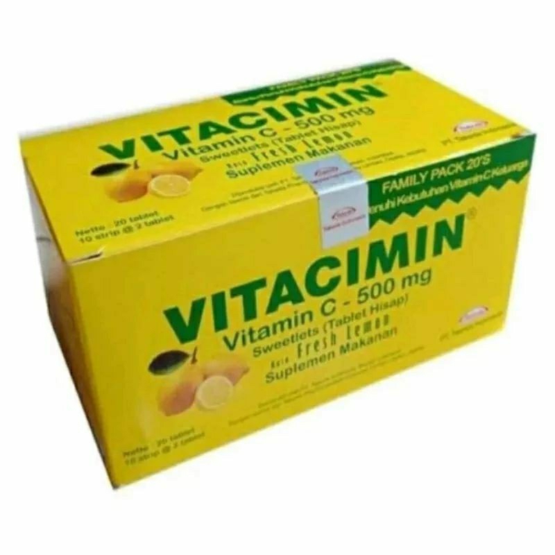 

Vitacimin Vitamin C 500 mg lemon