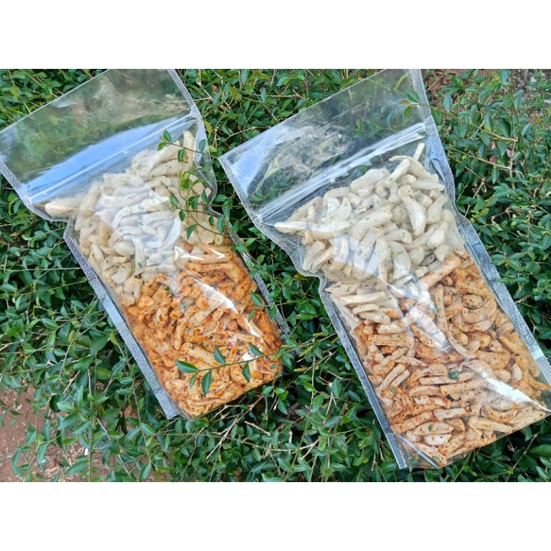 

basrengkrezzz dua varian, basreng bisa mixrasa, basreng daun jeruk, basreng viral