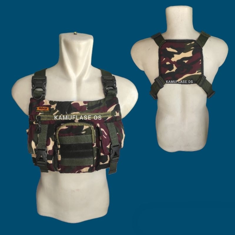 Tas dada banser tas rompi loreng Banser nasional tas selempang banser