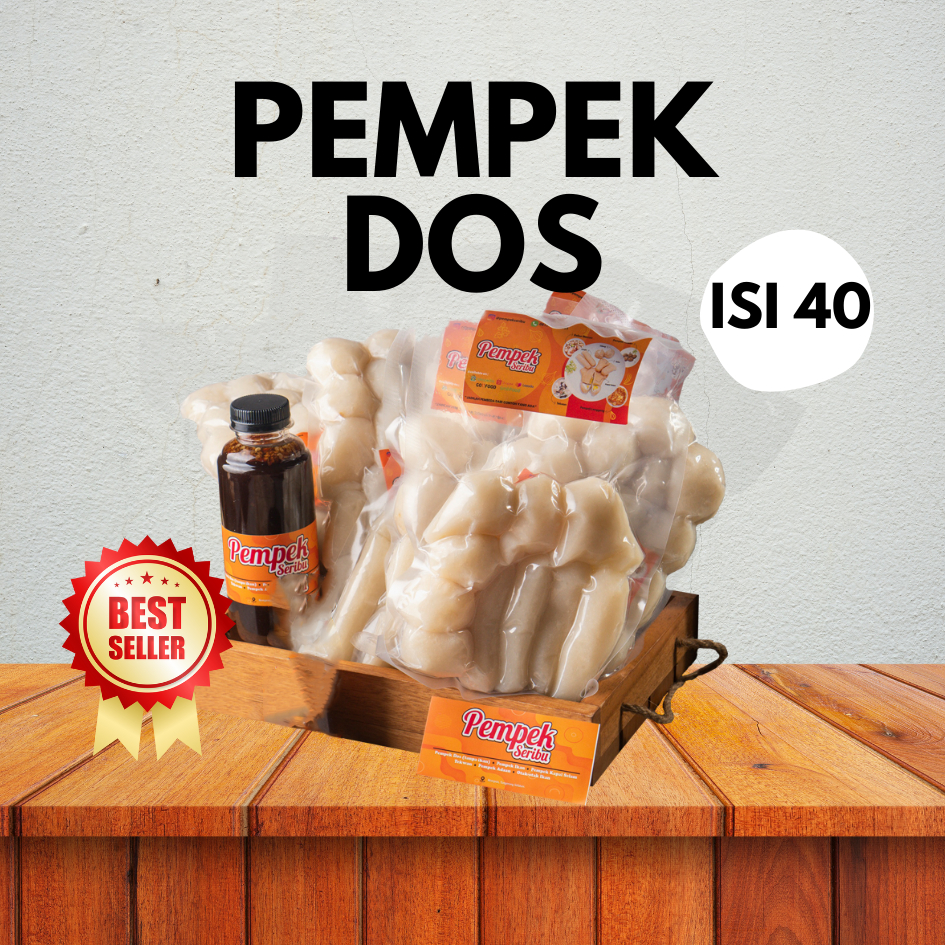 

Pempek DOS isi 40 mix ( Pempek Seribu )