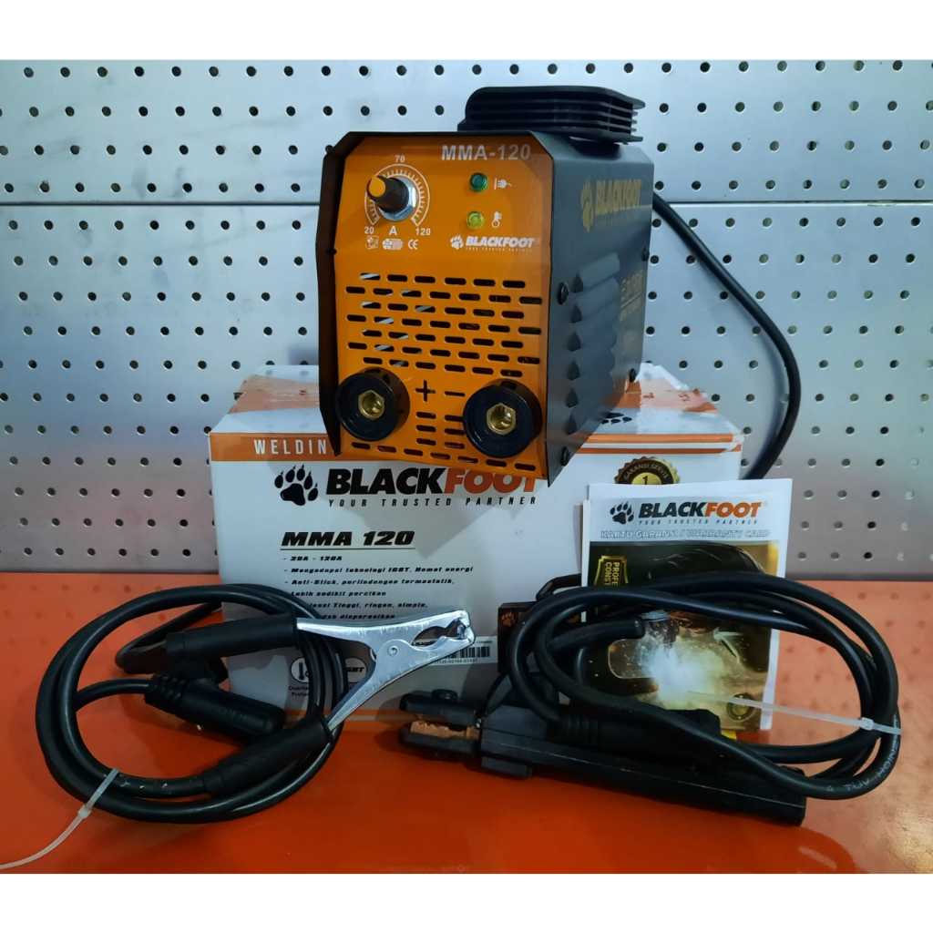 BLACKFOOT Mesin Las 350watt+ 120A Trafo las Terlaris japan