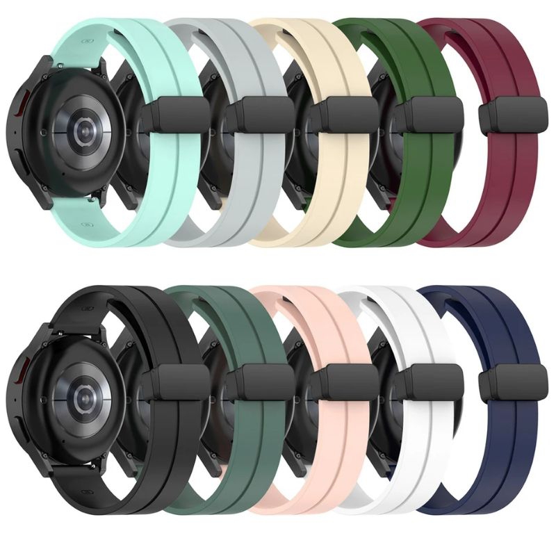 Strap Silikon Tali Jam Omega Moon Swatch X Swatch 20mm 22mm Buckle Magnetik