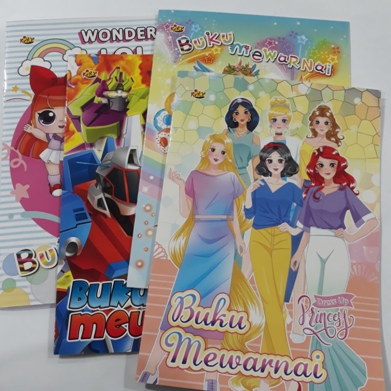 

buku mewarnai BESAR, buku mewarnai dan berhitung BESAR