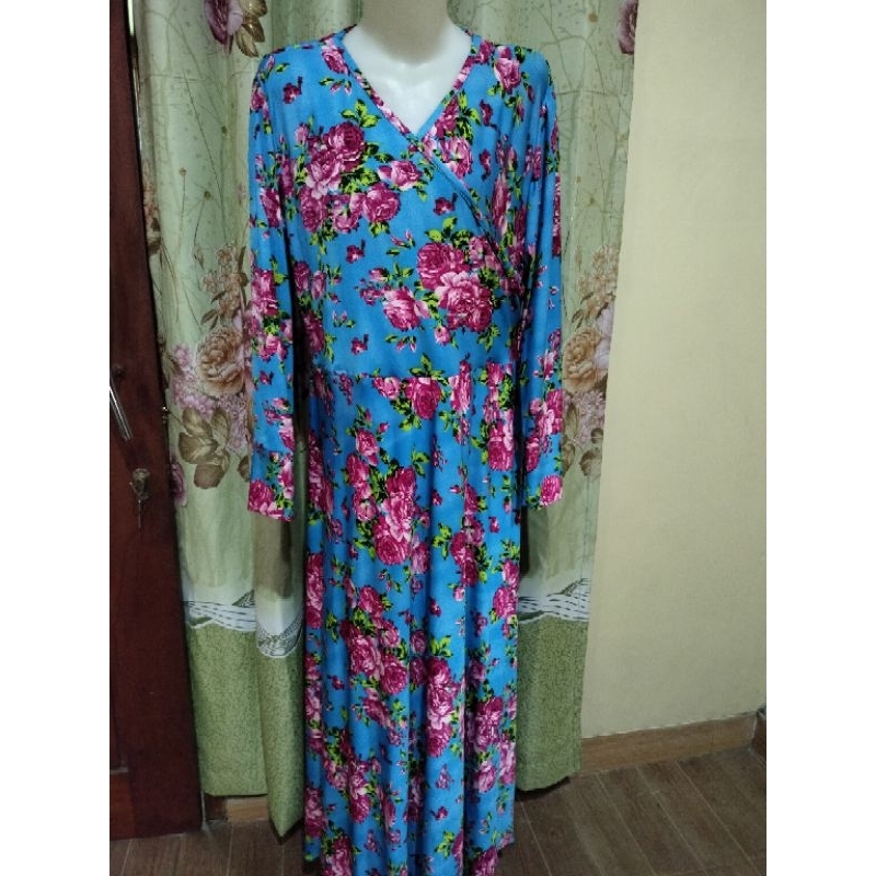 Gamis bunga murah / Baju wanita