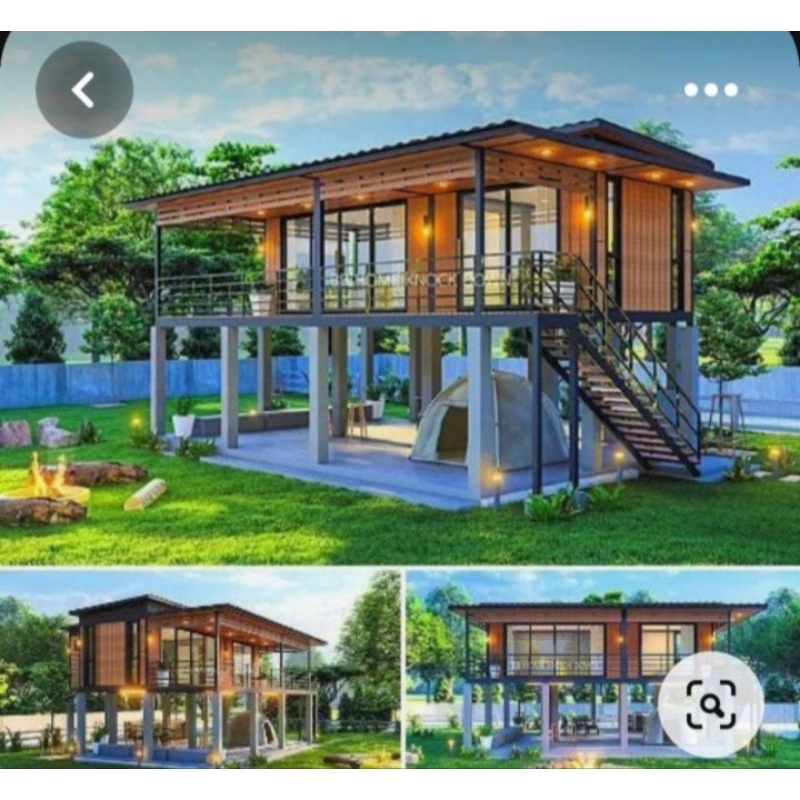 Miniatur Rumah Minimalis 2 Lantai Skala 1:35