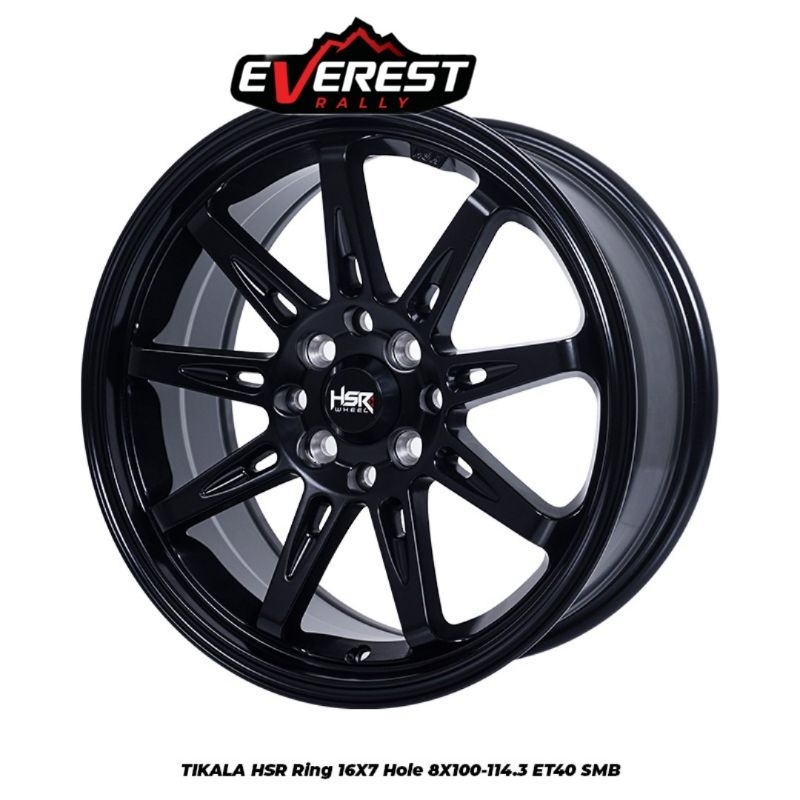 VELG MOBIL HSR TIKALA RING 16 LEBAR 7 HOLE 4X100/114,3 ET40 SMB VELG HSR CIAMIS