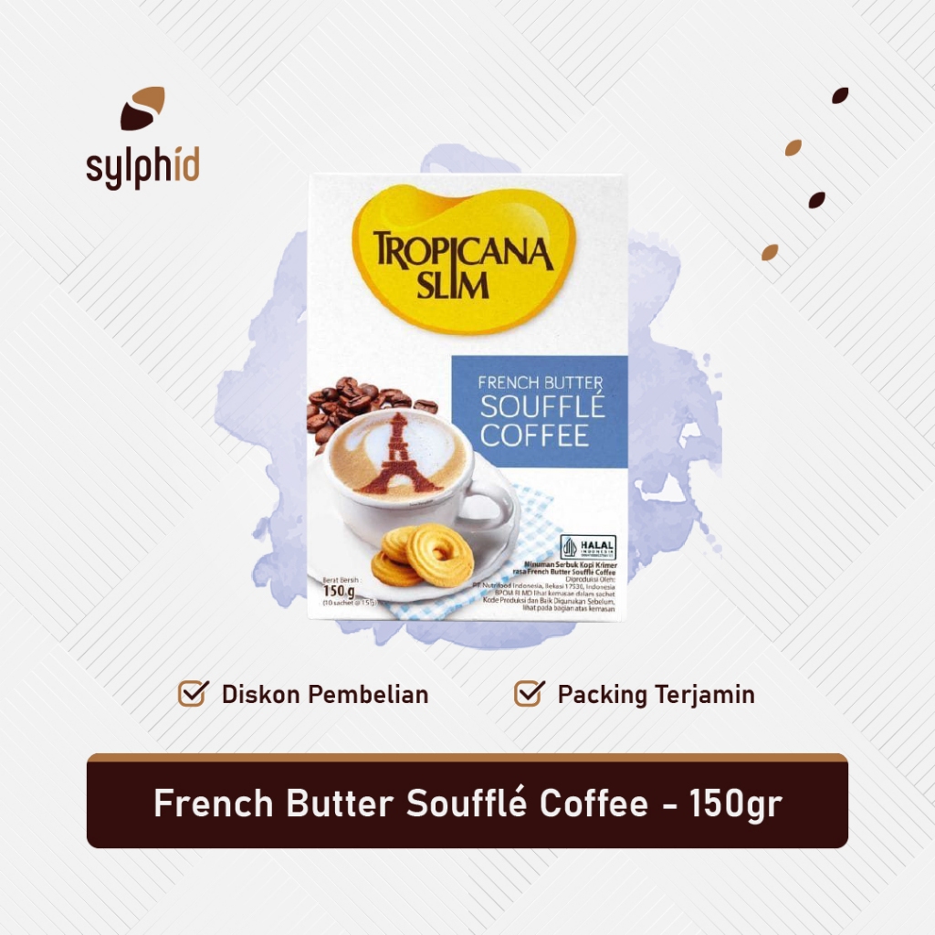

Tropicana Slim French Butter Souffle Coffee (10 Sachet)