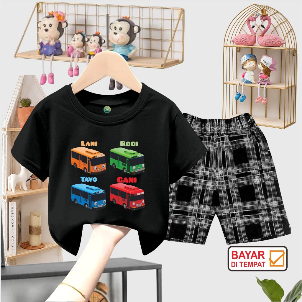 KAOS SETELAN ANAK/CELANA TAYO TAYO