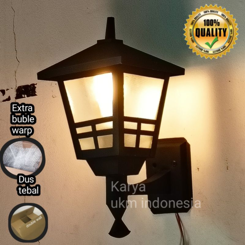 Lampu tempel / lampu dinding / lampu teras lampu miniamalis lampu hias teras