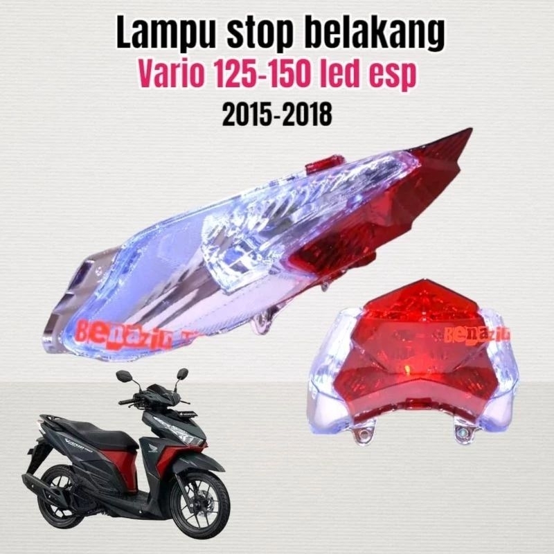 reflektor lampu belakang honda vario 150 led old berkualitas