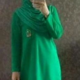 baju kaos pso Persit hijau tua sesuai mupus