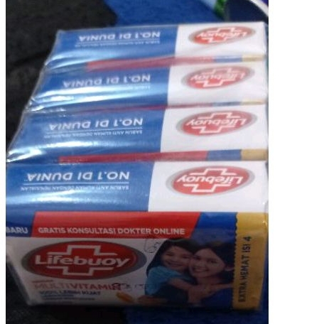 10pcs LifeBuoy 100gr (besar) Sabun Mandi batang