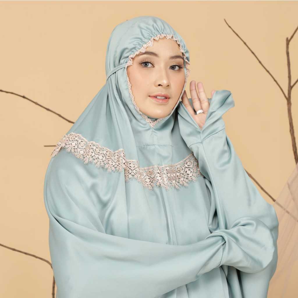 Mukenah dewasa model terusan jumbo mukena sekapat by Qiblat collection