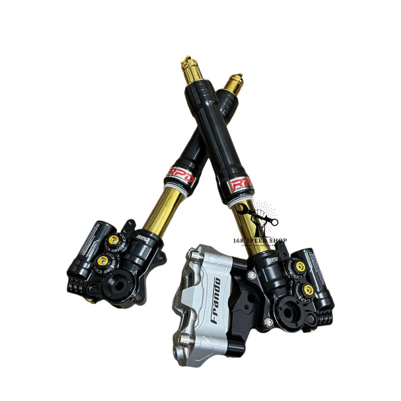 Shock USD RPD Nmax // New Nmax Gen 2 Set Kaliper Frando FCC100P Silver