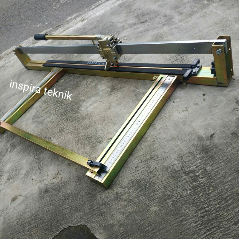 Alat Potong Granit 120 cm Kentaro manual tile cutter Rel satu Single mata pisau tct tajam lurus pres