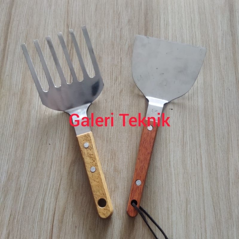Spatula garpu pancong, sepatula garpu kue pancong