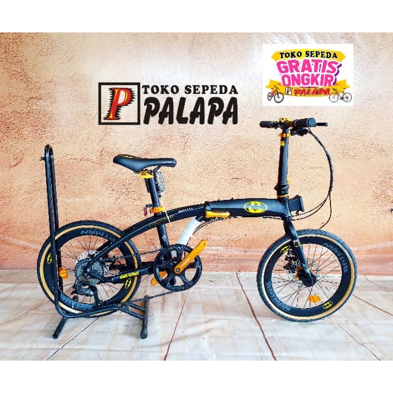 SEPEDA LIPAT 20 PACIFIC NORIS BATMAN SELI FOLDING BIKE