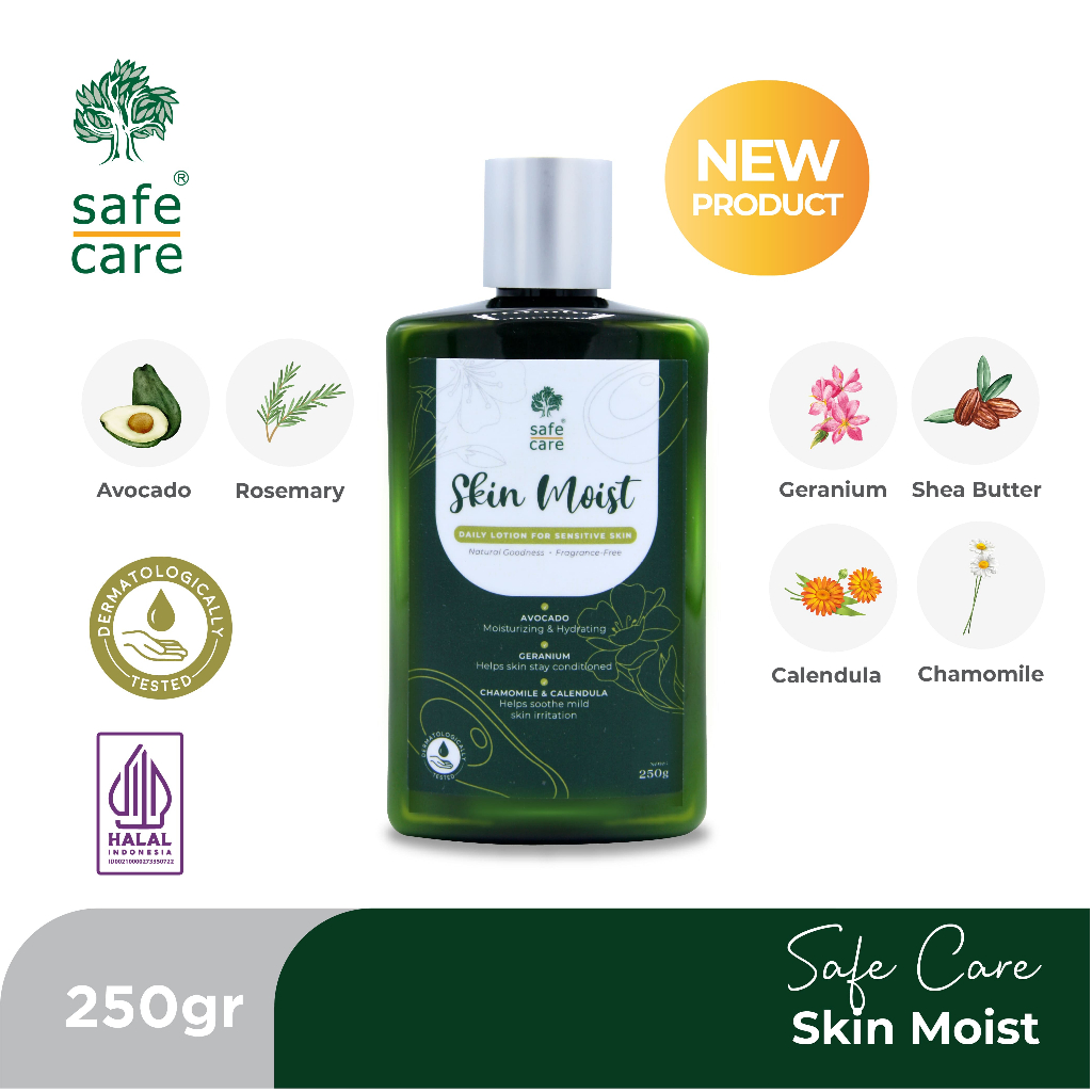 Safecare Skin Moist Daily Lotion For Sensitive Skin 250gr