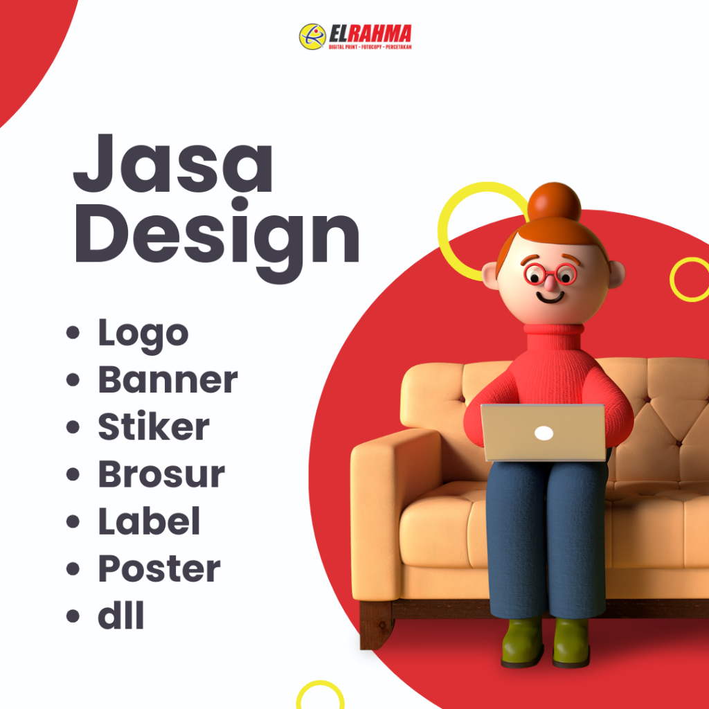 Jasa Design / Jasa Desain / Poster, Banner, Logo, Stiker, Brosur, Label