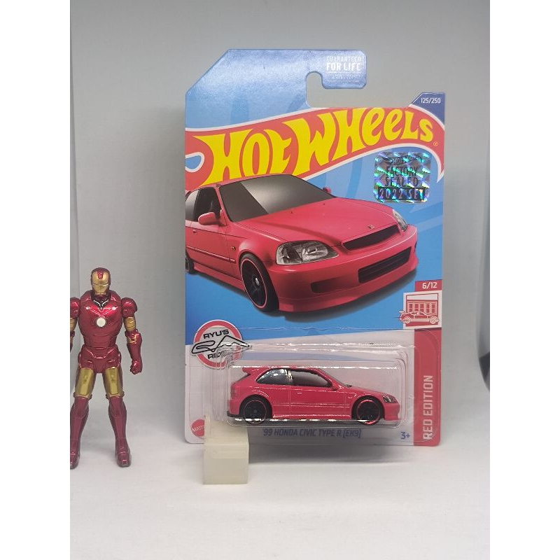 Hotwheels 99 Honda Civic Ek9 Red edition Factory Sealed 2022