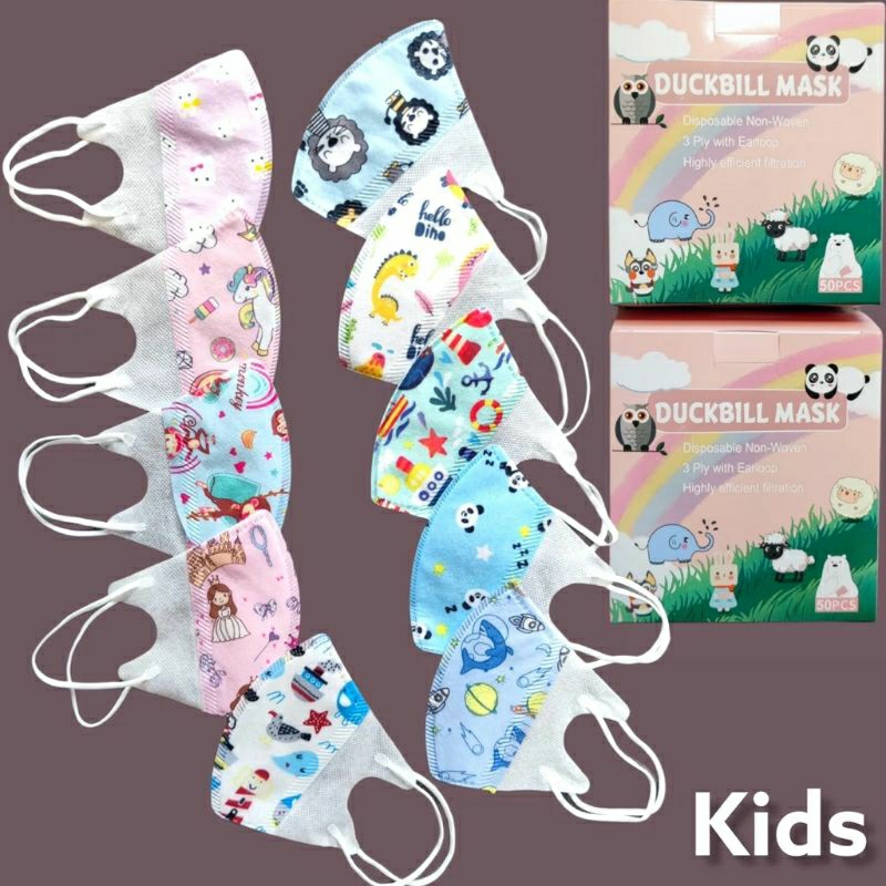 Masker anak Duckbill 3D 3Ply Face Mask