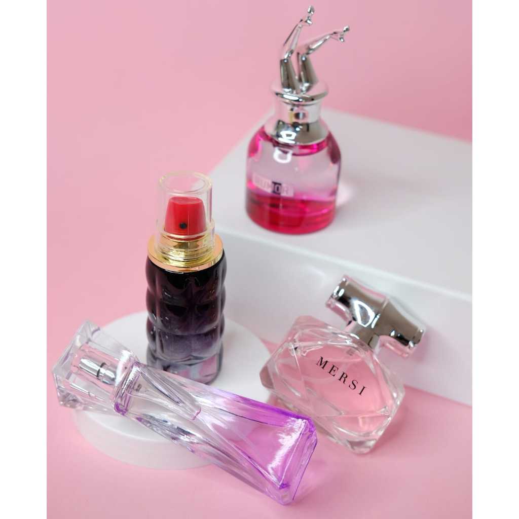 Parfum Set Dupe Scandal Parfum Hampers isi 4 Botol | Parfum Wanita So Rummor | Parfum Gift Set
