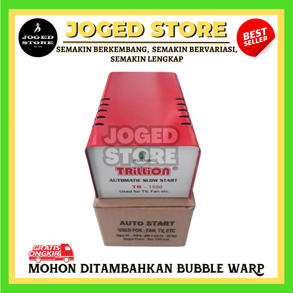 TRILLION AUTOMATIC INVERATOR SOFT STAR 1500 WATT | Penghemat Listrik Trillion | Alat Stabil Listrik